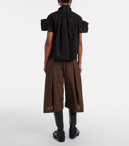 Sacai Shorts plisados con cinturón - Sacai - Modalova