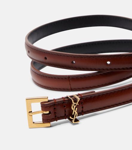 Gürtel Cassandre aus Leder - Saint Laurent - Modalova