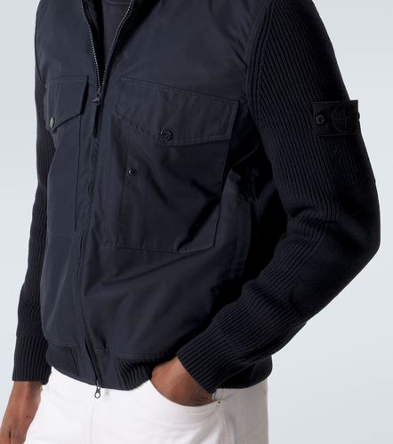 Compass cotton bomber jacket - Stone Island - Modalova