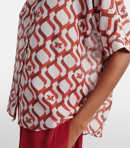 Camicia Ariete in cotone e seta con stampa - Max Mara - Modalova