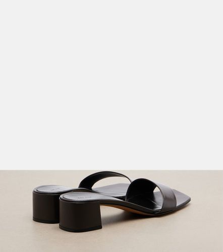 The Row Mules Chocolate de piel - The Row - Modalova