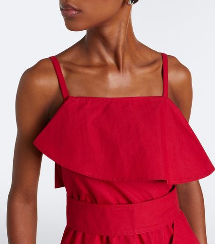Reign ruffled cotton-blend midi dress - Proenza Schouler - Modalova