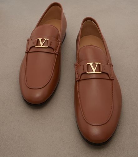 VLogo leather loafers - Valentino Garavani - Modalova