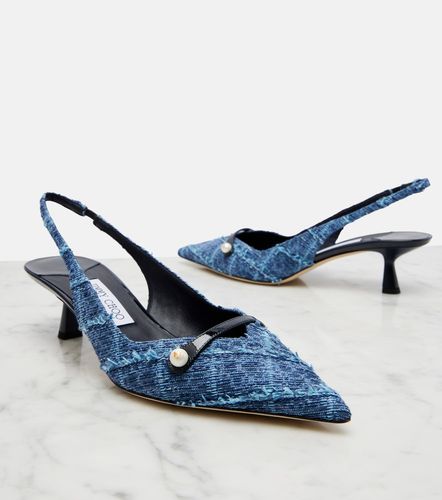 Amita denim slingback pumps - Jimmy Choo - Modalova