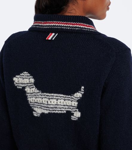 Cardigan Hector in lana e mohair - Thom Browne - Modalova