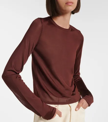 Pullover semitrasparente - Saint Laurent - Modalova
