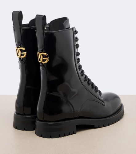 Schnürstiefel DG aus Leder - Dolce&Gabbana - Modalova
