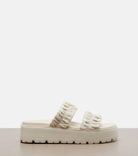 Prada Sandali in pelle con platform - Prada - Modalova