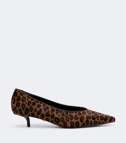 Pumps in cavallino con stampa leopardata - Max Mara - Modalova