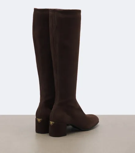 Prada Suede knee-high boots - Prada - Modalova