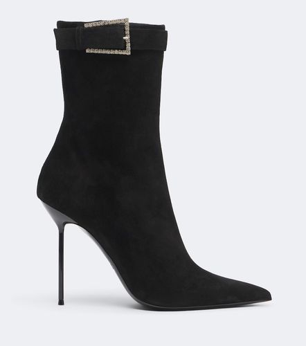 Verzierte Ankle Boots Lidia aus Veloursleder - Paris Texas - Modalova