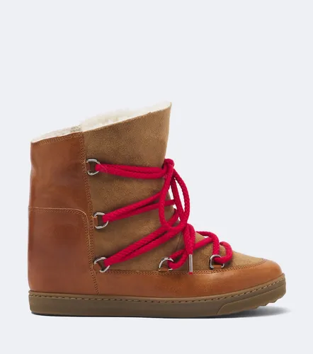 Nowles shearling-lined leather snow boots - Isabel Marant - Modalova