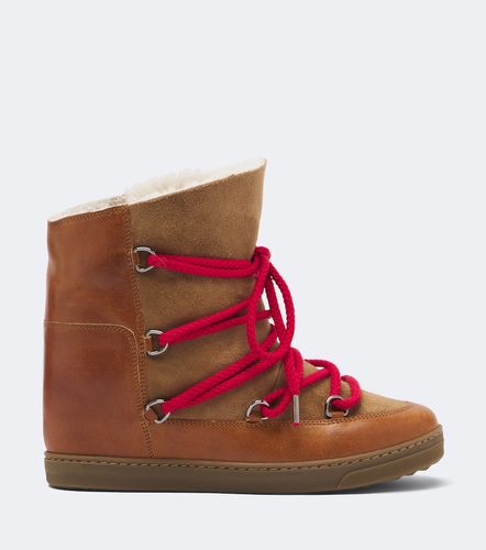 Schneestiefel Nowles aus Leder - Isabel Marant - Modalova