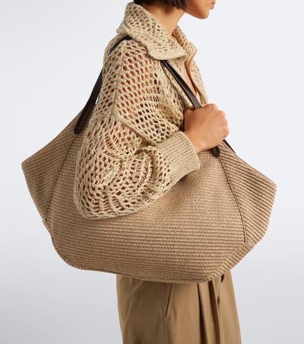 Reversible raffia-effect shopper - Brunello Cucinelli - Modalova