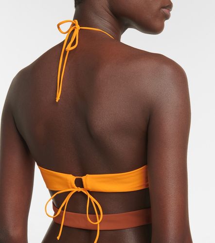 Nensi Dojaka Top bikini con ruches - Nensi Dojaka - Modalova