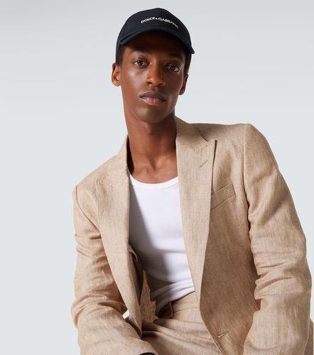 Logo cotton baseball cap - Dolce&Gabbana - Modalova