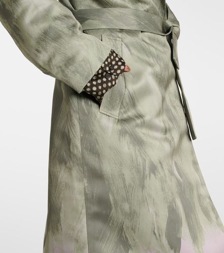 Dries Van Noten Satin wrap coat - Dries Van Noten - Modalova