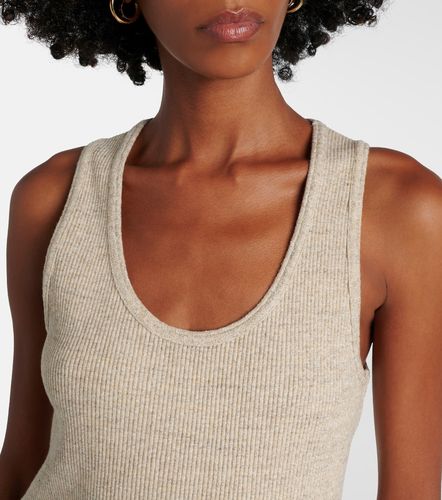 Top in jersey di cotone a coste - Bottega Veneta - Modalova