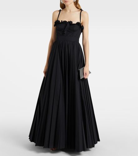 Abito lungo in cotone plissé - Giambattista Valli - Modalova