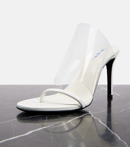 Alaïa Sandalen Plexi 90 mit Leder - Alaia - Modalova