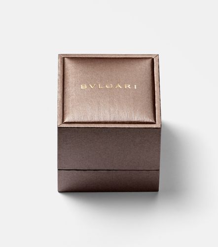 B.zero1 18kt rose and ceramic ring - Bvlgari - Modalova