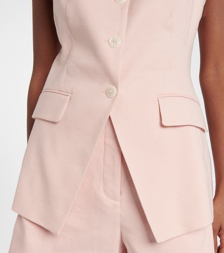 Lois linen-blend vest - Veronica Beard - Modalova