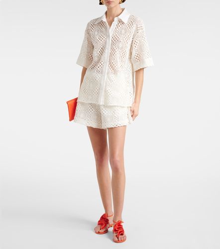 SIR Crochet cotton-blend shirt - SIR - Modalova