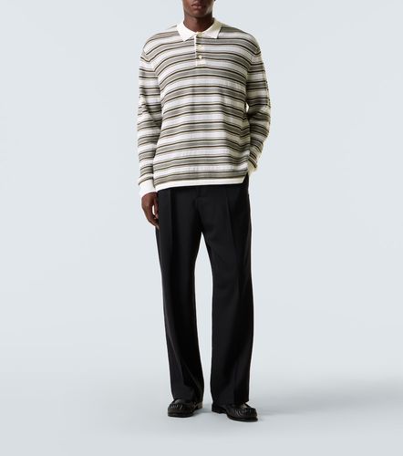 Samuel striped wool-blend polo sweater - Wales Bonner - Modalova