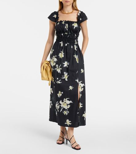 Abito midi in misto cotone con stampa floreale - Altuzarra - Modalova