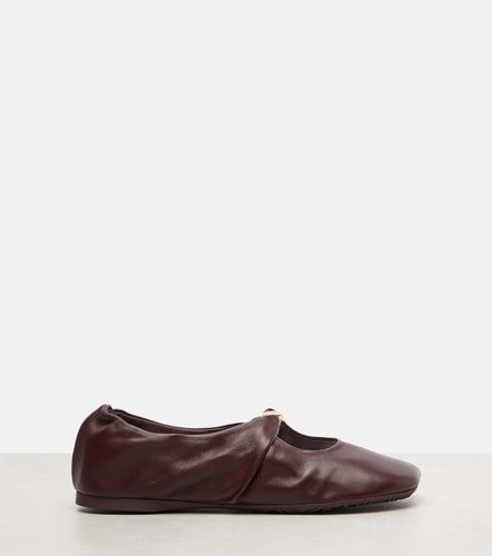 Pebble Soft leather Mary Jane flats - Loewe - Modalova