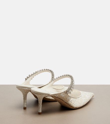 Bing embellished leather-trimmed mules - Jimmy Choo - Modalova