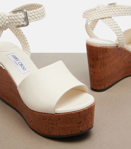 Wedge-Sandalen Jory aus Leder - Jimmy Choo - Modalova