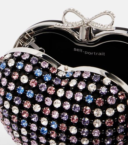 Self-Portrait Clutch con cristalli - Self-Portrait - Modalova