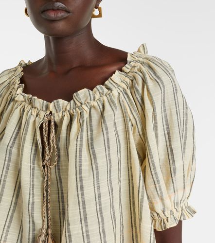Top cropped Paros de algodón a rayas - Ulla Johnson - Modalova