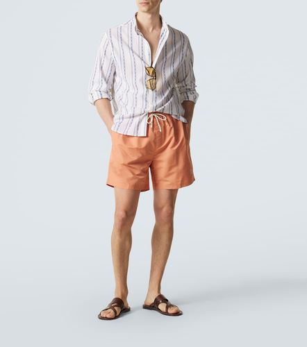 Camisa de algodón bordada - Brunello Cucinelli - Modalova