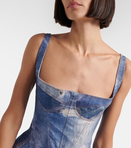 Abito corto di jeans - Roberto Cavalli - Modalova