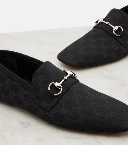 Mocassini Horsebit in canvas GG - Gucci - Modalova