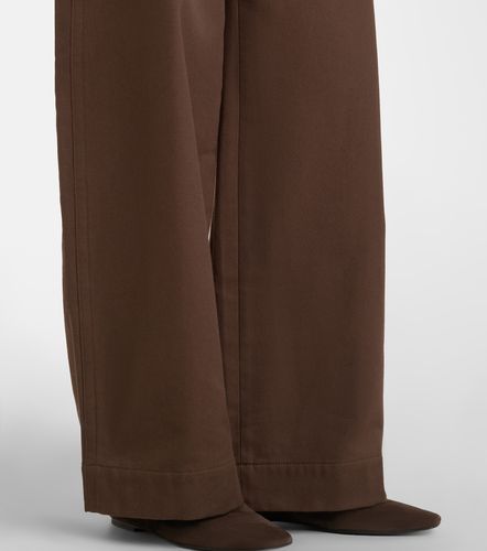 Pantalones anchos de sarga de algodón - Vince - Modalova