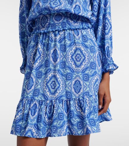 Mykonos printed smocked minidress - Heidi Klein - Modalova