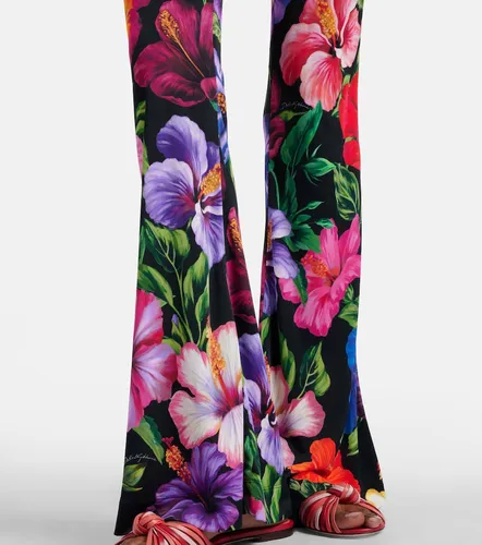 Dolce&Gabbana Floral flared pants - Dolce&Gabbana - Modalova