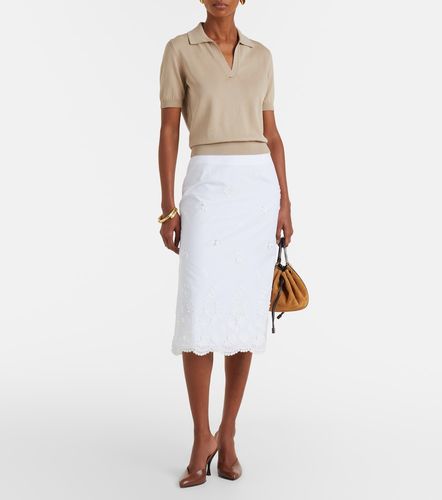 Falda midi Malik de algodón bordada - Altuzarra - Modalova