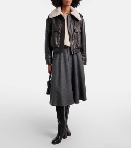 Virgin wool midi skirt - Brunello Cucinelli - Modalova
