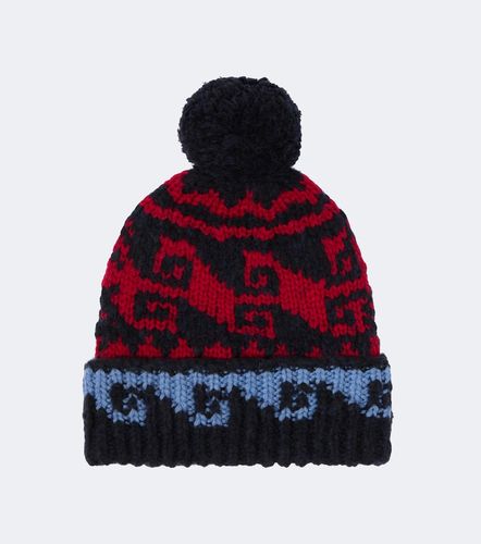 Intarsia wool and alpaca-blend beanie - Moncler Grenoble - Modalova