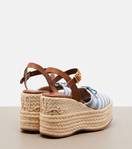 Chloé Sandali espadrillas Isla in canvas - Chloe - Modalova