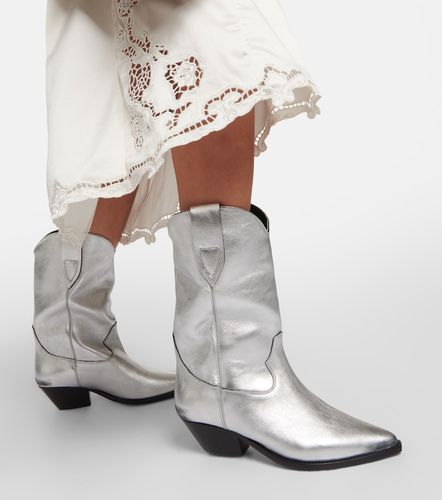 Duerto metallic leather cowboy boots - Isabel Marant - Modalova