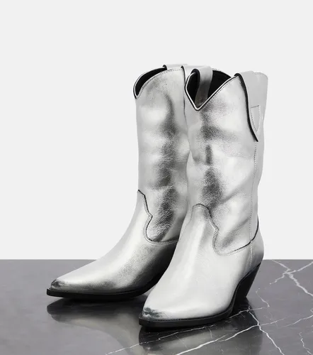Duerto metallic leather cowboy boots - Isabel Marant - Modalova