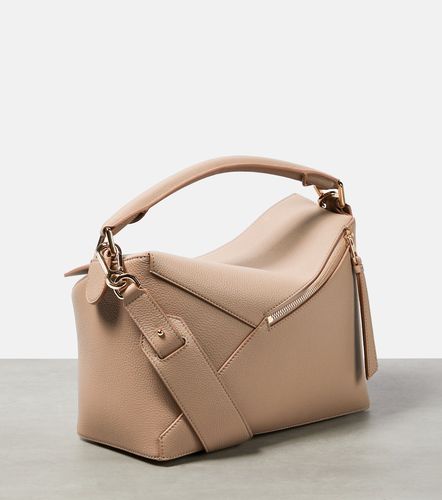 Puzzle Edge Medium leather top-handle bag - Loewe - Modalova