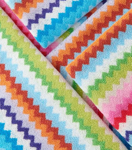 Set de 2 toallas Riverbero Zigzag de rizo de algodón - Missoni - Modalova