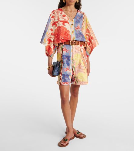 Etro Shorts de denim estampados - Etro - Modalova