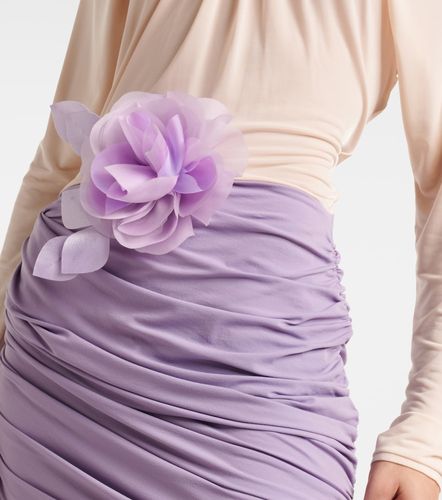 Colorblock ruched open-back minidress - Magda Butrym - Modalova